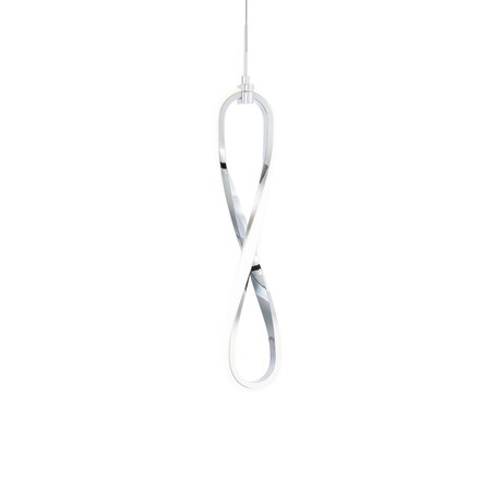Dweled Marise 4in LED Mini Pendant 3000K in Chrome PD-792
